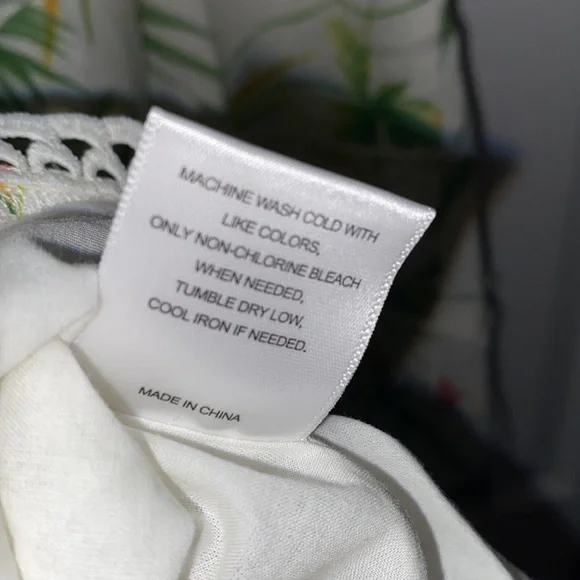 a loves a Tropical Print Off White Mini Dress - Picture 9 of 15